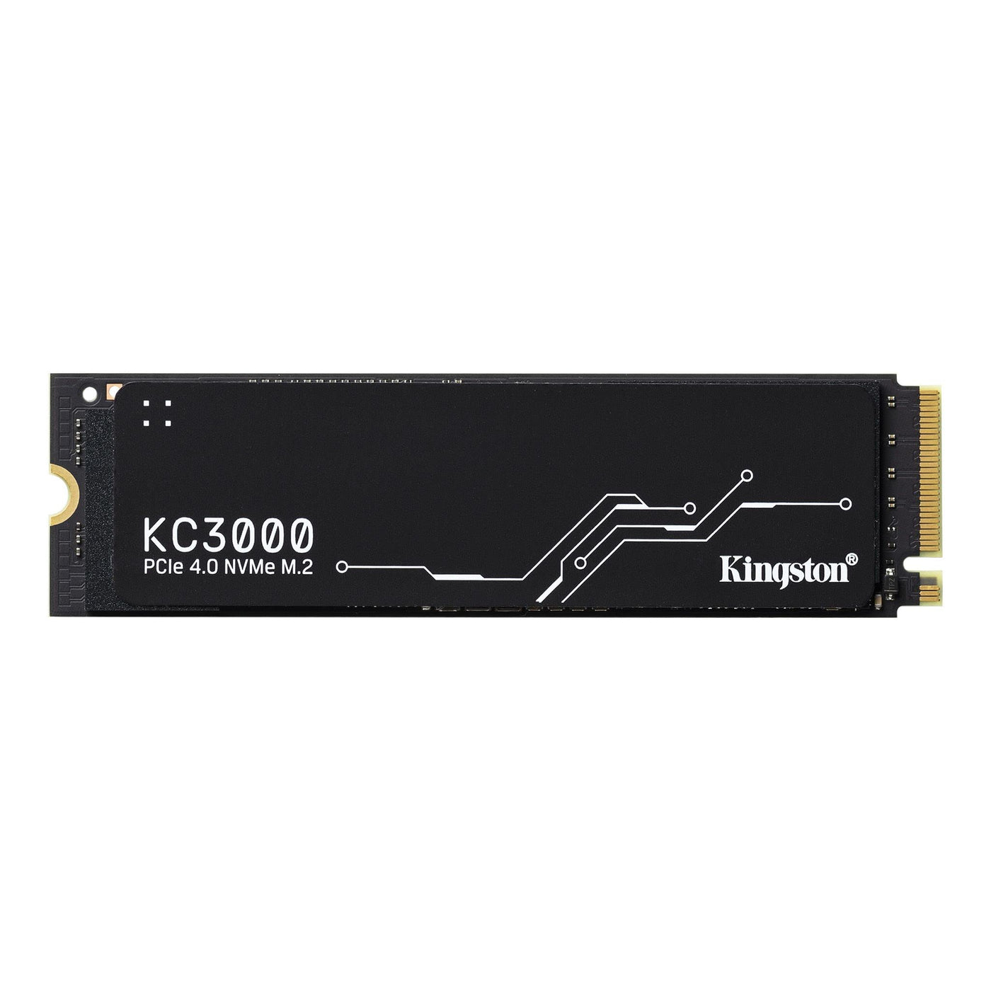 Kingston KC3000 PCIe 4.0 NVMe M.2 SSD - Hochleistungsspeicher für Desktop- und Laptop-PCs -SKC3000S/2048G, SKC3000D2048G, Schwarz, 2048GB, Festkörper-Laufwerk