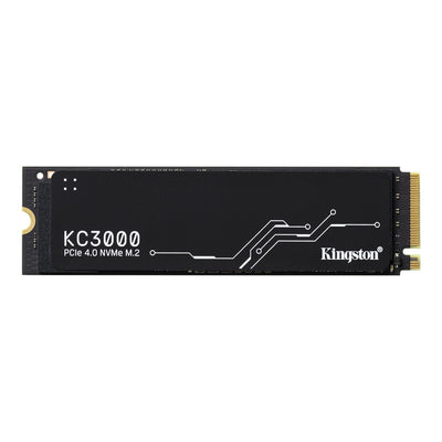Kingston KC3000 PCIe 4.0 NVMe M.2 SSD - Hochleistungsspeicher für Desktop- und Laptop-PCs -SKC3000S/2048G, SKC3000D2048G, Schwarz, 2048GB, Festkörper-Laufwerk