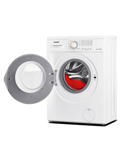 Comfee CFEW70-124 Waschmaschine / 7KG / Slim Line / D / 1200 U/min / Trommelreinigung / 15min-30min-45min Schnellwaschgang