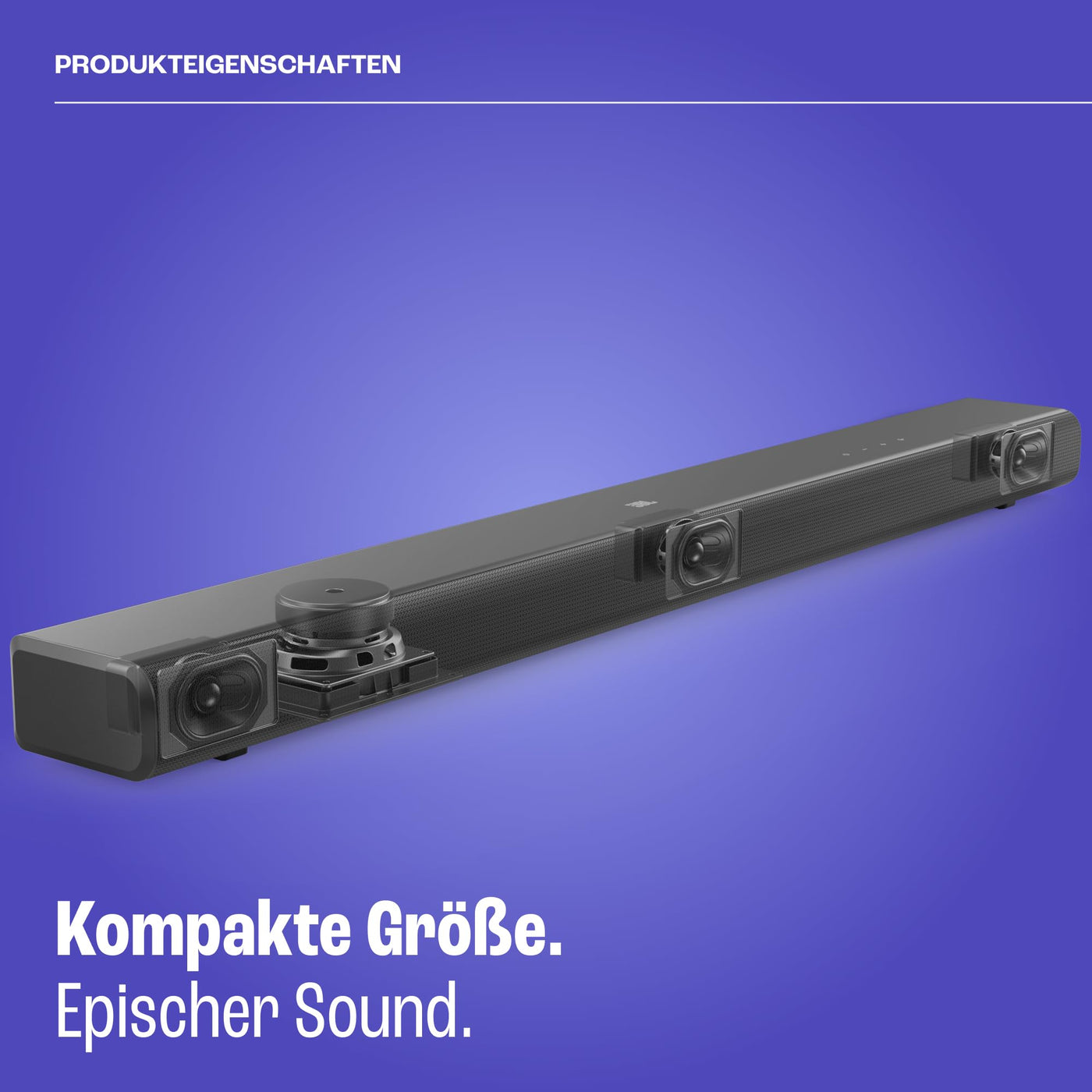 JBL Cinema SB 550 – 3.1-Kanal-Soundbar mit integriertem Subwoofer für Heimkino Sound-System – Mit Bluetooth-Musik-Streaming und Dolby Audio – Schwarz