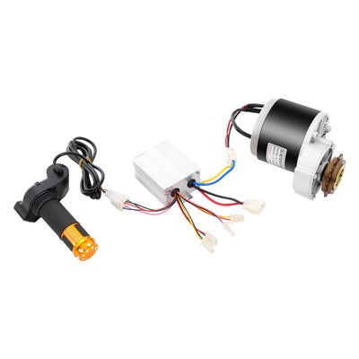 EUAIIPull Elektro Fahrrad Motor Umbausatz 36V 350W Hinterrad Conversion Twist Kit mit Freilauf Brush Motor E-Bike-Umrüstung für Fahrräder Mountainbikes Elektrodreiräder