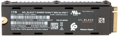 WD_BLACK SN850P 1 TB NVMe SSD Offiziell Lizenziert für PS5 Konsolen (interne Gaming SSD; optimierter Kühlkörper; PCIe Gen4 Technologie, bis zu 7.300 MB/s Lesen, M.2 2280)