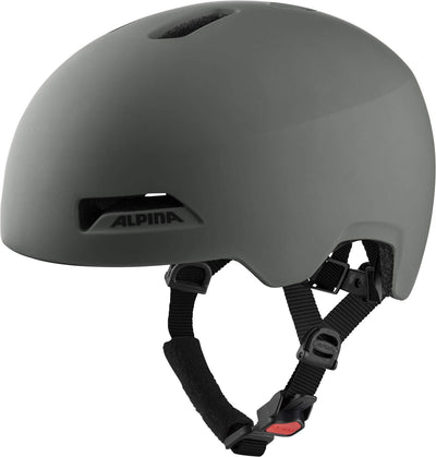 ALPINA HAARLEM - Robuster, Individuell Anpassbarer & Leichter Urban Fahrradhelm Für Erwachsene, coffee-grey matt, 52-57 cm