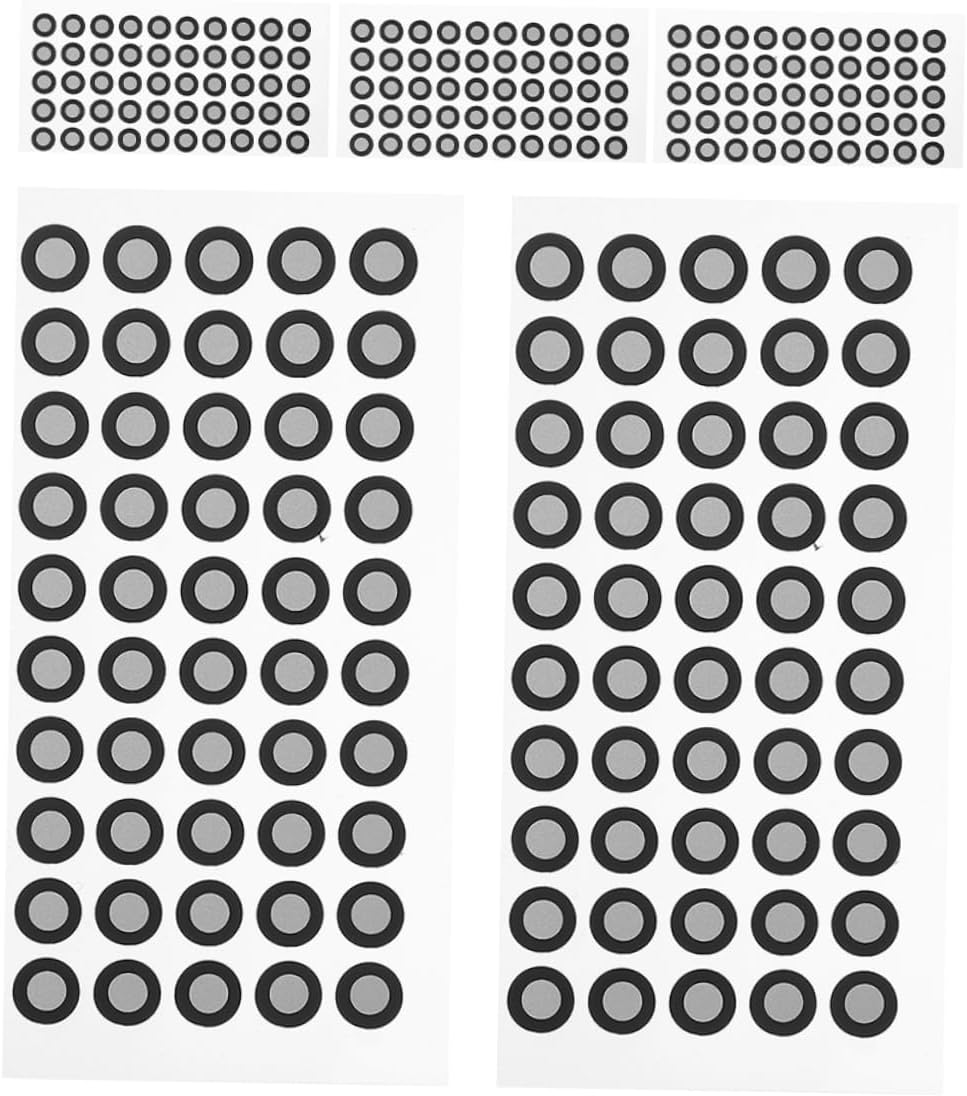 HOMSFOU 25 Blätter Reflektierende Folie für den Scanner reflektorfolie Reflective Sticker Aufkleber Markierungspunkte des Scanners Referenzpunkte für 3D-Scanner - Zubehör das Haustier