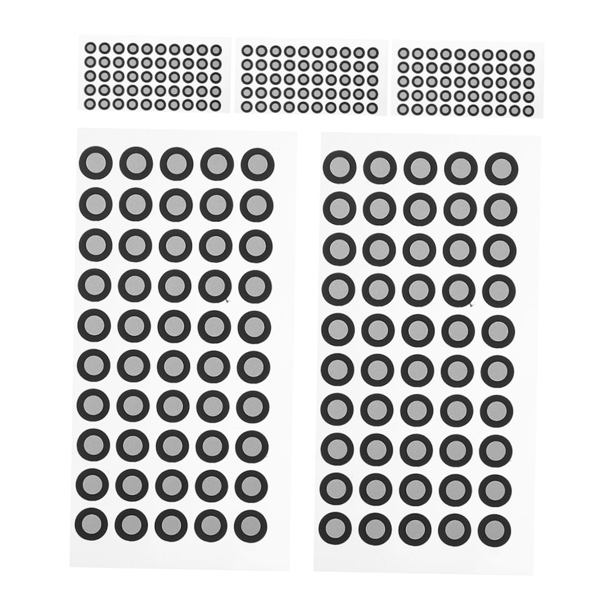 HOMSFOU 25 Blätter Reflektierende Folie für den Scanner reflektorfolie Reflective Sticker Aufkleber Markierungspunkte des Scanners Referenzpunkte für 3D-Scanner - Zubehör das Haustier