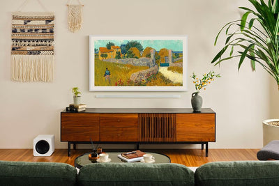 Samsung QLED 4K Fernseher The Frame 85 Zoll, Samsung TV mit mattem Display und austauschbarem Rahmen, Art Mode, Smart TV, GQ85LS03DAUXZG, Deutsches Modell [2024]