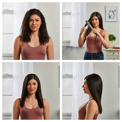 Remington Glätteisen Profi [Hitzeschutzsensor um Haarschäden zu verringern] Keratin Protect (hochwertige Keratin-Keramikbeschichtung mit Mandelöl) Digitales Display, 160-230°C, Haarglätter S8593