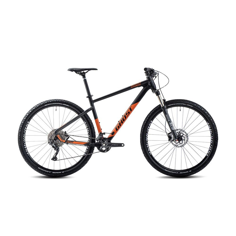 Ghost Kato Advanced 29R Mountain Bike 2022 (XL/52cm, Black/Monarch Orange - Matt)