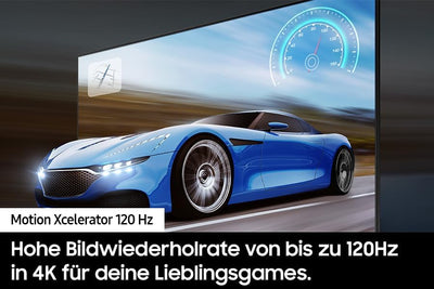 Samsung QLED 4K Q70D Fernseher 65 Zoll, Samsung TV mit AI Quantum Prozessor 4K, 4K AI Upscaling, Samsung Tizen OS, Motion Xcelerator 120 Hz, Smart TV, KI TV, GQ65Q70DATXZG, Deutsches Modell [2024]
