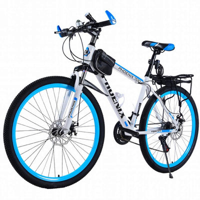 MU Mountainbike Fahrrad Erwachsene Männliche Und Weibliche Studenten Jugend Licht Rennen Offroad-Fahrradstoßdämpfung Mit Variabler Geschwindigkeit,D,26 Inches