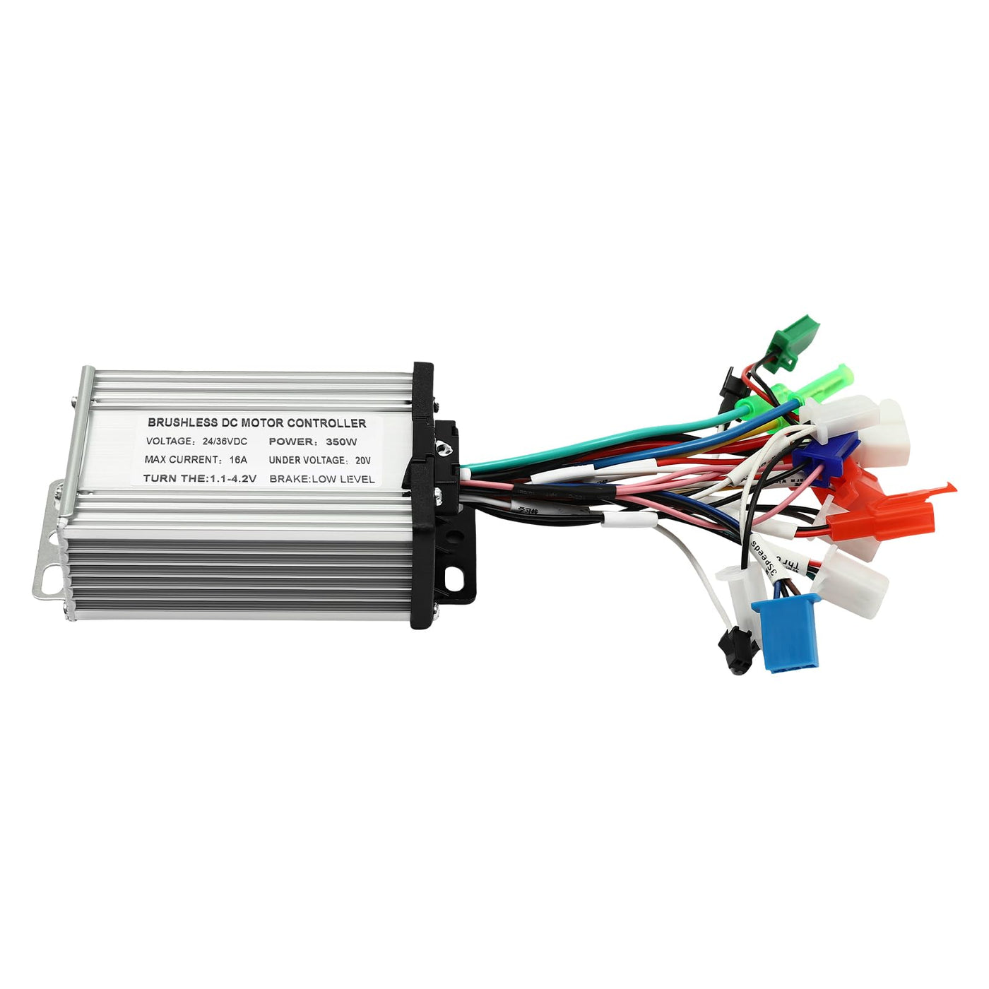 EUAIIPull Elektro Fahrrad Motor Umbausatz 36V 350W DC Conversion Twist Kit mit Brushless Motor und Controller E-Bike-Umrüstung 3-Gang-Schaltung Elektrofahrrad