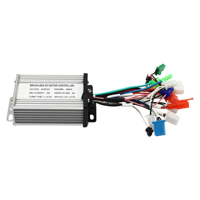 EUAIIPull Elektro Fahrrad Motor Umbausatz 36V 350W DC Conversion Twist Kit mit Brushless Motor und Controller E-Bike-Umrüstung 3-Gang-Schaltung Elektrofahrrad