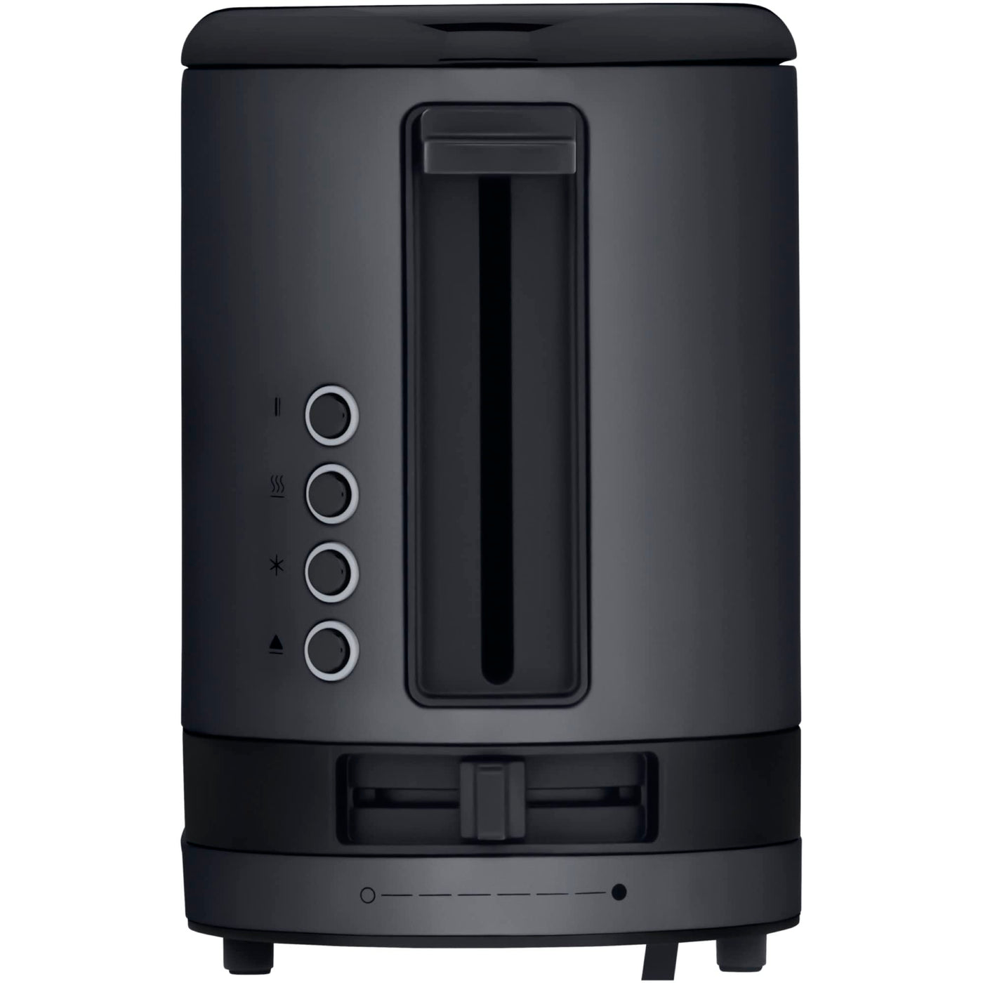 WMF Küchenminis Langschlitztoaster 2 Scheiben mit Brötchenaufsatz, Toaster schmal, XXL, Bagel-Funktion, 7 Bräunungsstufen, 900W, Toaster edelstahl matt, schwarz