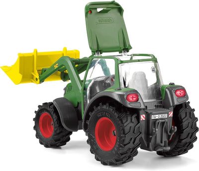 SCHLEICH 42608 Traktor mit Anhänger, ab 3 Jahren, Farm World - Spielset, 50 Teile