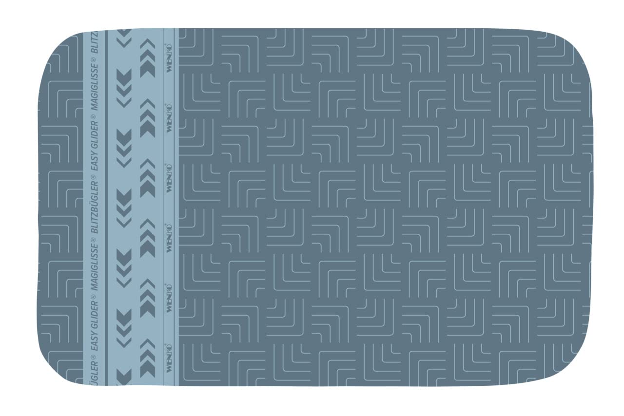 WENKO Bügeldecke Air Comfort Blitzbügler, Blitzbüglerzone, 5-lagige Komfort-Polsterung, Hitzereflektion & Dampfsperre, 130 x 65 cm