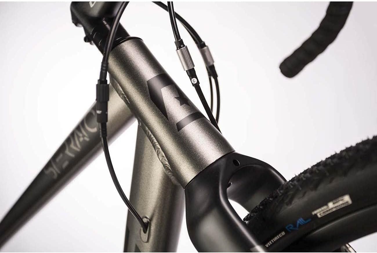 Airtracks 28 Zoll Herren Gravel Bike STERRATO 3.0 Fahrrad 2 x 8 Gang Shimano Claris RD-R2000 8-Fach (55cm (für Körpergröße 175-188cm))