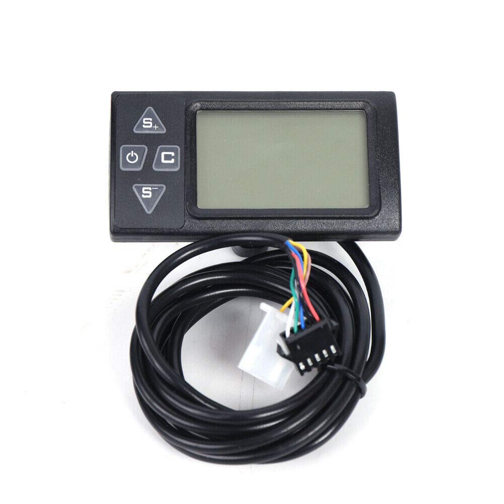 FortyFor 28 Zoll E-Bike Umbausatz mit LCD Display, 48V Elektrofahrrad Umbausatz mit Fünf-Gang-Schaltung und eine Cruise-Funktion E-Bike Conversion Kit für 28" Hinterrad und Vorderrad