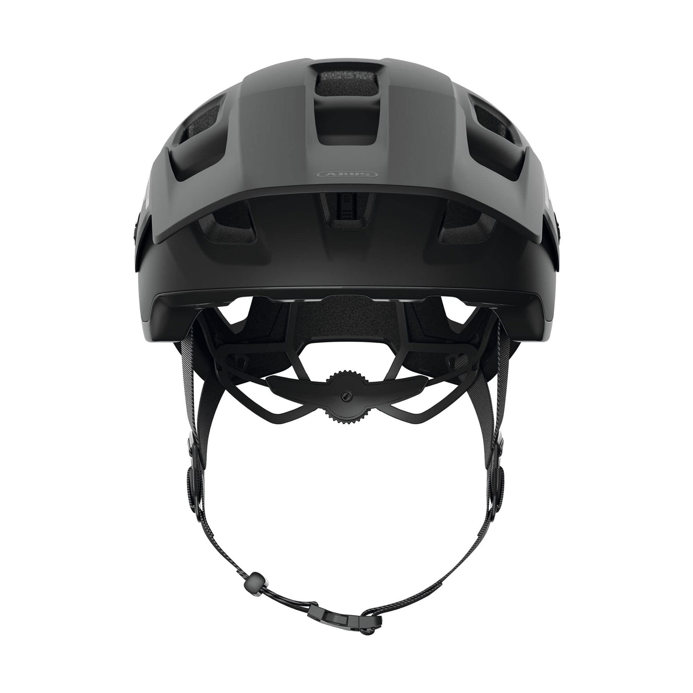 ABUS MTB-Helm MoDrop - robuster Fahrradhelm mit guter Belüftung für Mountainbiker - individuelle Passform - für Damen und Herren - Schwarz Matt, M