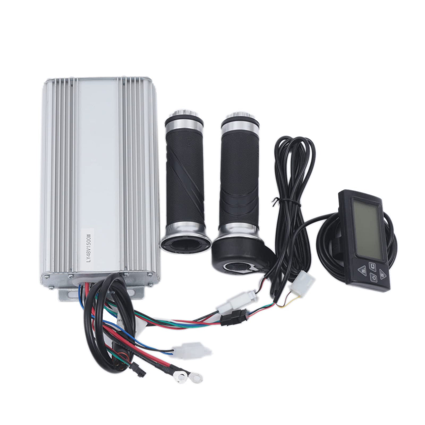 Queeucaer 28 Zoll 48V 1500W E-Bike Hinterrad Umbausatz LCD Motor Conversion Kit(außer Batterie)