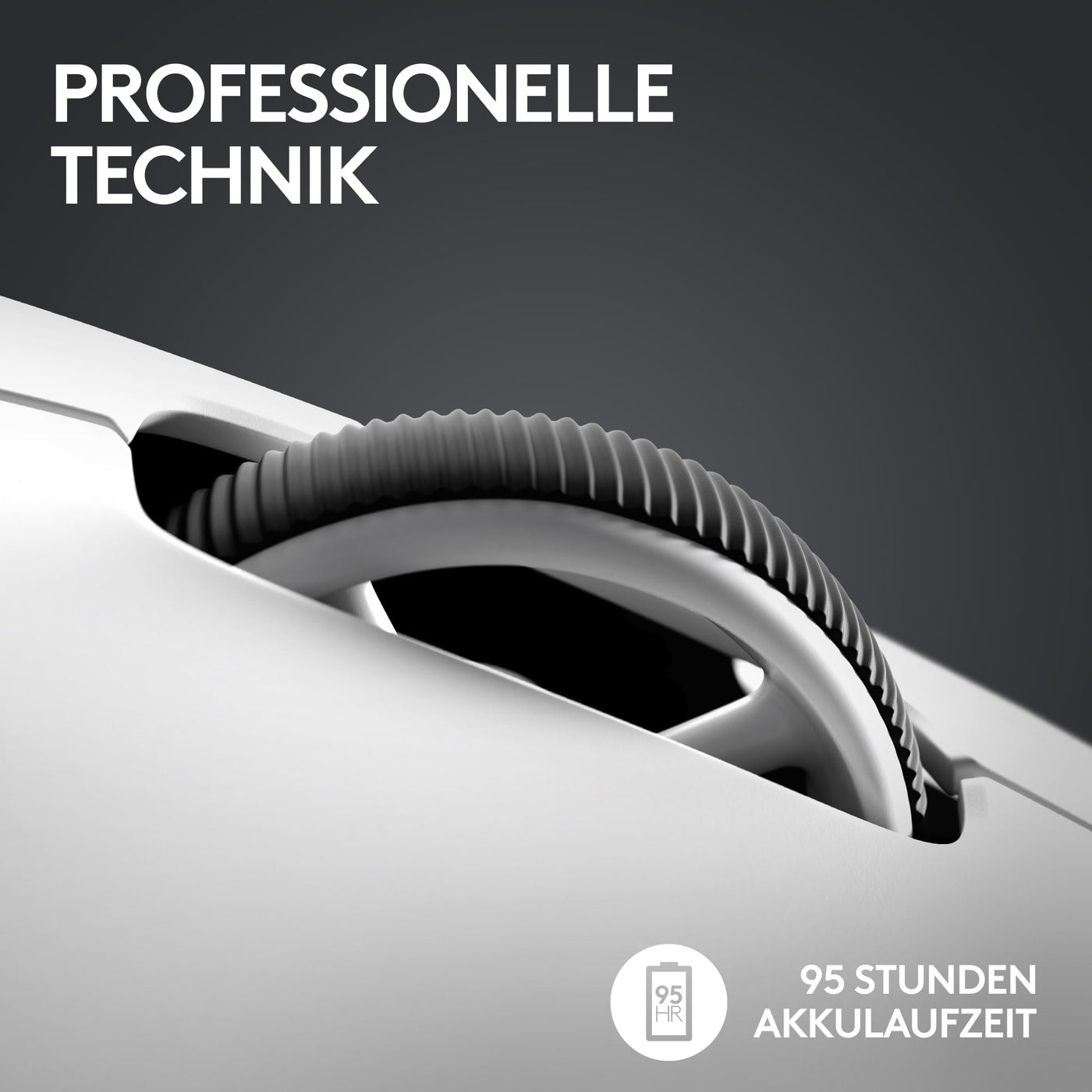 Logitech G PRO X SUPERLIGHT 2 LIGHTSPEED Kabellose Gaming-Maus, Lightweight, 60g, 8K-Abrufrate, LIGHTFORCE Hybrid-Schalter, HERO 2 Sensor, 44K DPI, 5 programmierbare Tasten, USB-C, PC/Mac - Weiß