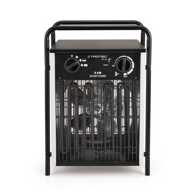 TROTEC Elektro Heizlüfter TDS 50 – Heizleistung 4,5 kW / 9 kW – Bauheizer Luftmenge 708 m³/h – Heizgebläse