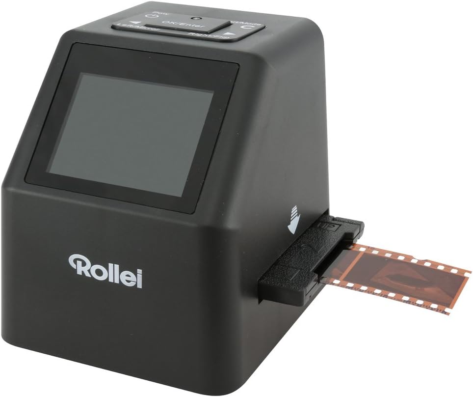 Rollei DF-S 310 SE Dia Film Scanner (Special Edition mit extra Zubehör, SD-/SDHC-Karten Steckplatz und USB 2.0 Schnittstelle) schwarz