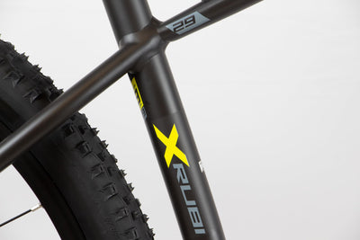 HEAD Unisex – Erwachsene X-Rubi 3.0 Mountainbike, matt schwarz/gelb, 48