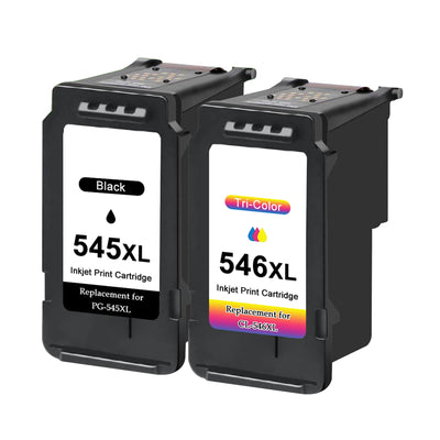 Toner Kingdom PG-545XL CL-546XL Kompatibel für Canon Druckerpatronen 545 546 XL für Canon TS3450 Tintenpatronen für Pixma TS3350 TS3150 TS3351 TS3452 TR4550 TR4551 TR4650 MX495 Tinte (Schwarz, Farbe)