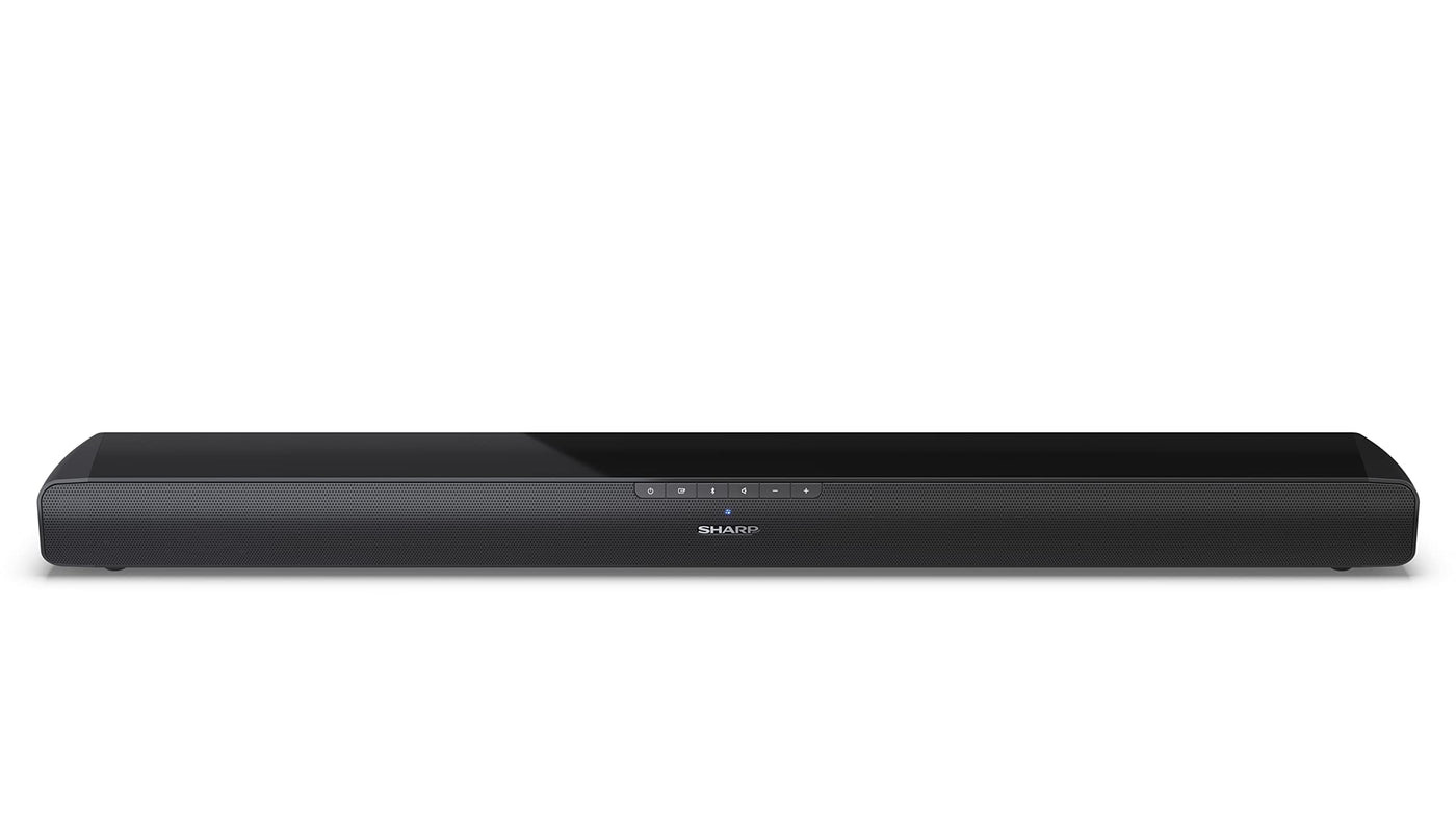 SHARP HTSB100 2.0 Soundbar 75W (USB, Bluetooth, HDMI, Optisch, AUX-In (3,5mm), Breite: 80cm), schwarz