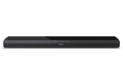SHARP HTSB100 2.0 Soundbar 75W (USB, Bluetooth, HDMI, Optisch, AUX-In (3,5mm), Breite: 80cm), schwarz