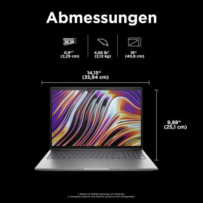 HP ZBook Power 16 G11A AMD Ryzen 9 PRO 8945HS 40,64cm 16inch WQXGA 64GB 1TB/SSD NVIDIA RTX 3000 8GB W11P 3J Gar (DE)