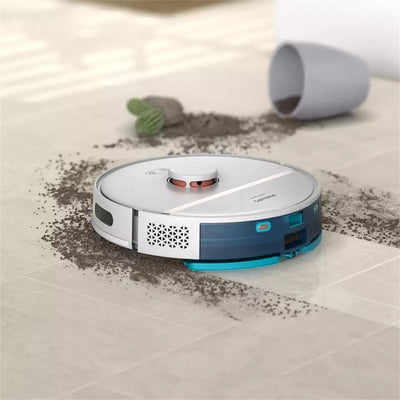 PHILIPS Homerun Serie 3000 Saugroboter mit Wischfunktion, ultrastarke Saugleistung (4.000 Pa), Lasernavigation, 200 Min. Laufzeit, Staubsauger Roboter für Teppiche & Tierhaare, App, Weiß, XU3000/02