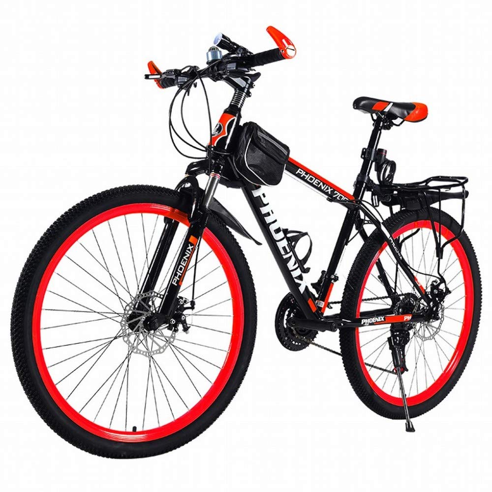MU Mountainbike Fahrrad Erwachsene Männliche Und Weibliche Studenten Jugend Licht Rennen Offroad-Fahrradstoßdämpfung Mit Variabler Geschwindigkeit,A,24 Inches