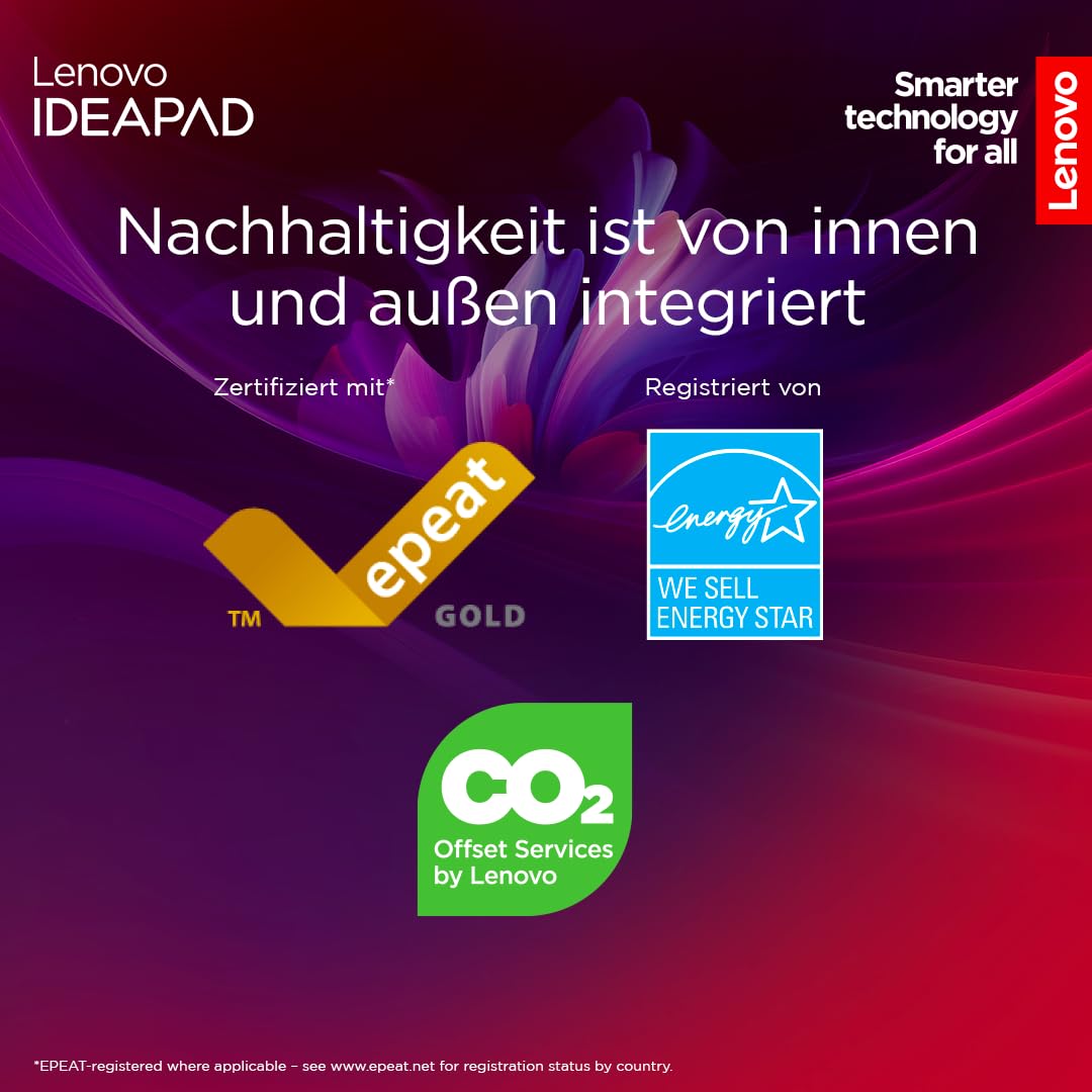 Lenovo IdeaPad Slim 5i Laptop | 14" OLED WUXGA Display | Intel Core i7-13620H | 16GB RAM | 512GB SSD | Intel UHD Grafik | Windows 11 Home | QWERTZ | Luna Grau | 3 Monate Premium Care