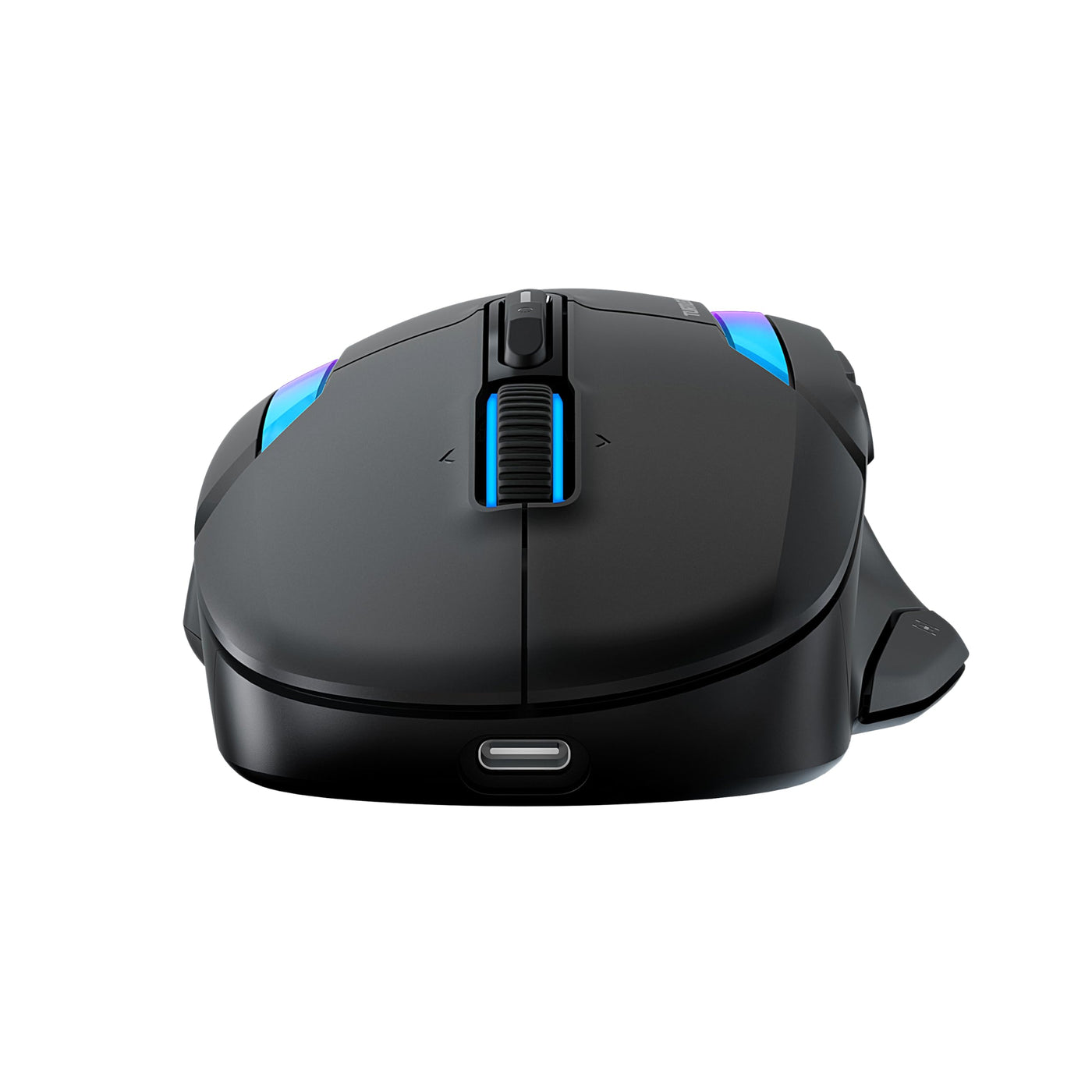 Turtle Beach Kone II Air – Kabellose, ergonomische RGB-Gaming-Maus, 350-Stunden-Akku, optischer 26K DPI Sensor, 21 programmierbare Funktionen, 4D-Free-Spin-Scroll-Rad, Schwarz