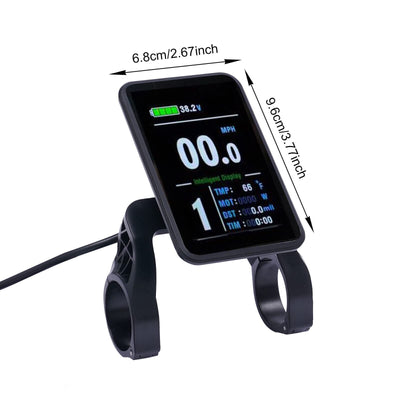 SHZICMY 27,5" Vorderrad 500W 36V E-Bike Conversion Kit mit LCD Display, Fahrrad Motor Elektrofahrrad Umbausatz, bis 35-40km/h