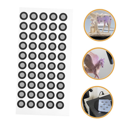 ARTIBETTER 15 Blatt Scanner Reflexfolienaufkleber 3D Scan Marker 3D Scan Referenzpunkte Scanner Markierungspunkte Referenzpunkte Zum Scannen 3D Scanner Zubehör Das Haustier
