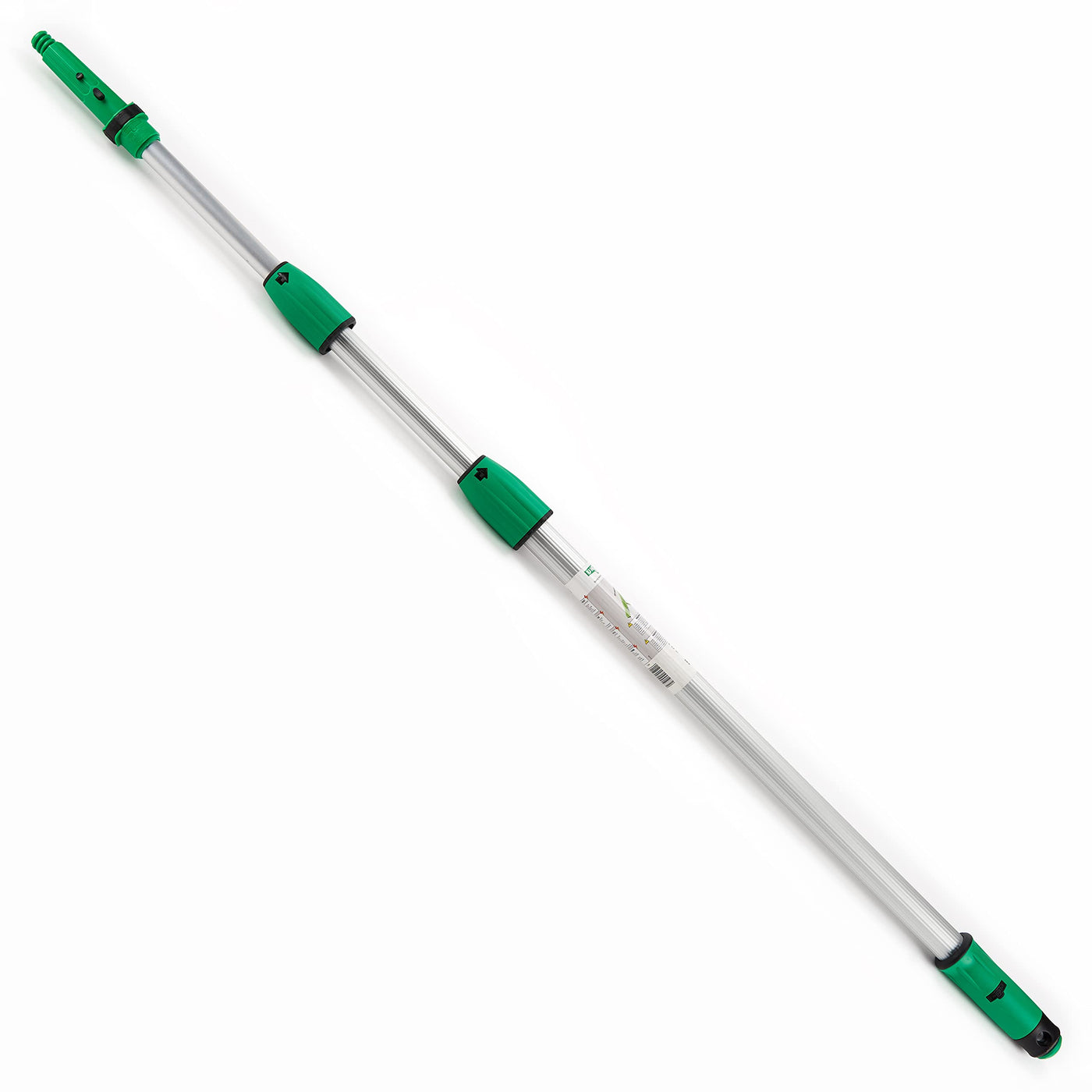 UNGER OptiLoc Teleskopstange 4,50 cm (kompatibel mit UNGER Fensterreinigungswerkzeugen, ergonomischer Griff, Anti-Rutsch-Endkappe, 2-Komponenten Drehverschluss) ED450