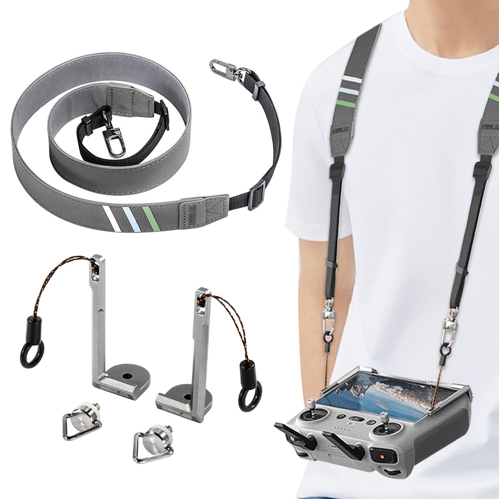 Gurt für DJI RC/RC 2/ RC Pro Controller Umhängeband, Afenau 3 in 1 Drohne Zubehör, Einstellbar Gurt Schlüsselband, Controller Halsband Tragegurt für DJI Mini 4 Pro/Mini 3 Pro/Mavic 3/Air 3/Mini 3