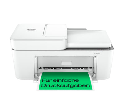 HP DeskJet 4220e Multifunktionsdrucker, 10€ Cashback, 3 Monate gratis drucken mit HP Instant Ink, Drucker, Kopierer, Scanner, Mobiler Faxversand, WLAN, Automatische Dokumentenzuführung, Weiß