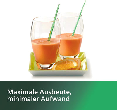 Philips Entsafter – 800W, 2L, HomeID-Rezepte-App, XL-Einfüllöffnung, QuickClean (HR1856/70), ‎15 x 18 x 13 cm, Schwarz