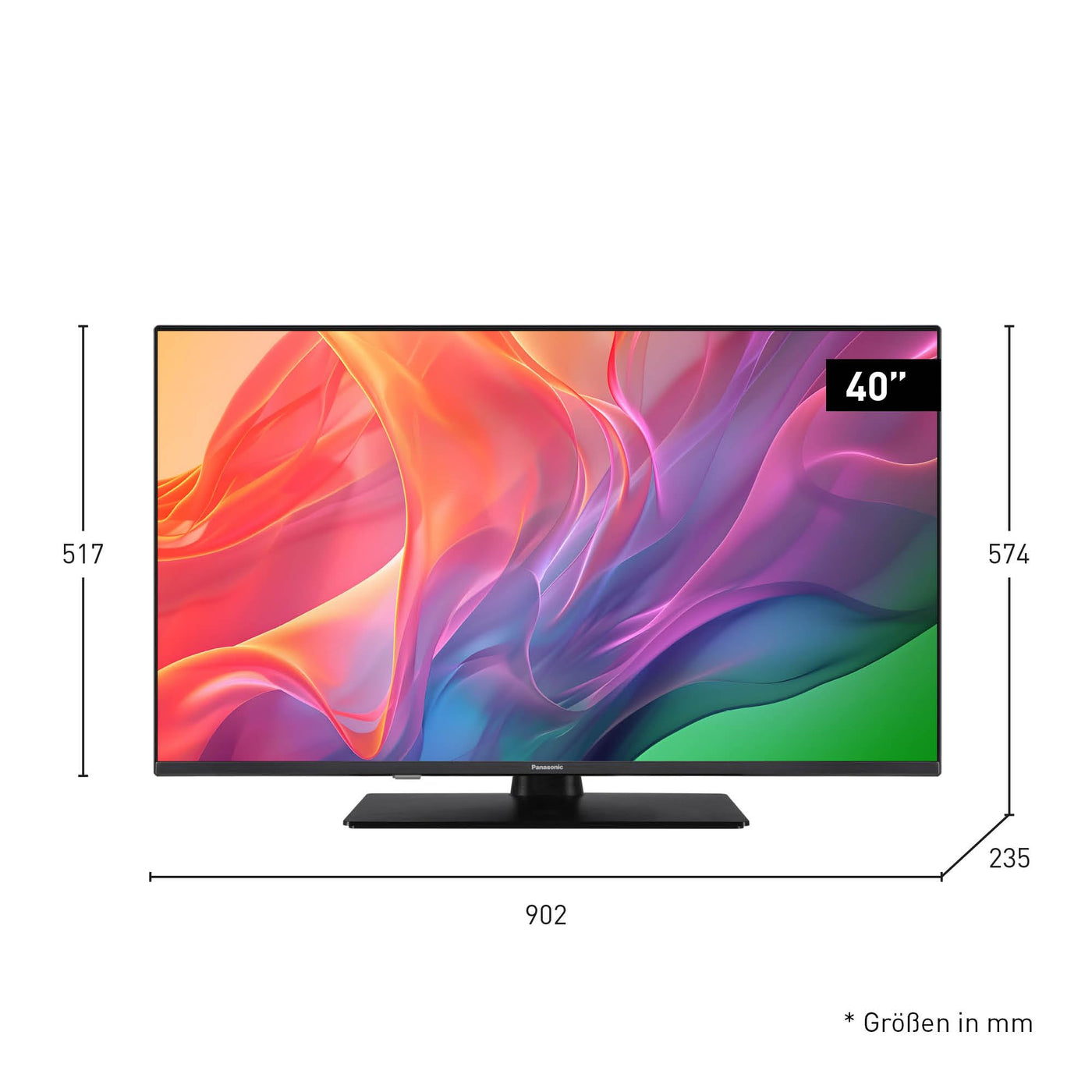 Panasonic TV-40S55AEZ, S55A Serie 40 Zoll Full HD LED Smart TV, 2024, Fire TV, HD Color Engine, HDR, Alexa Sprachsteuerung, Gaming-Modus, Media Player, für EIN außergewöhnlich visuelles Erlebnis