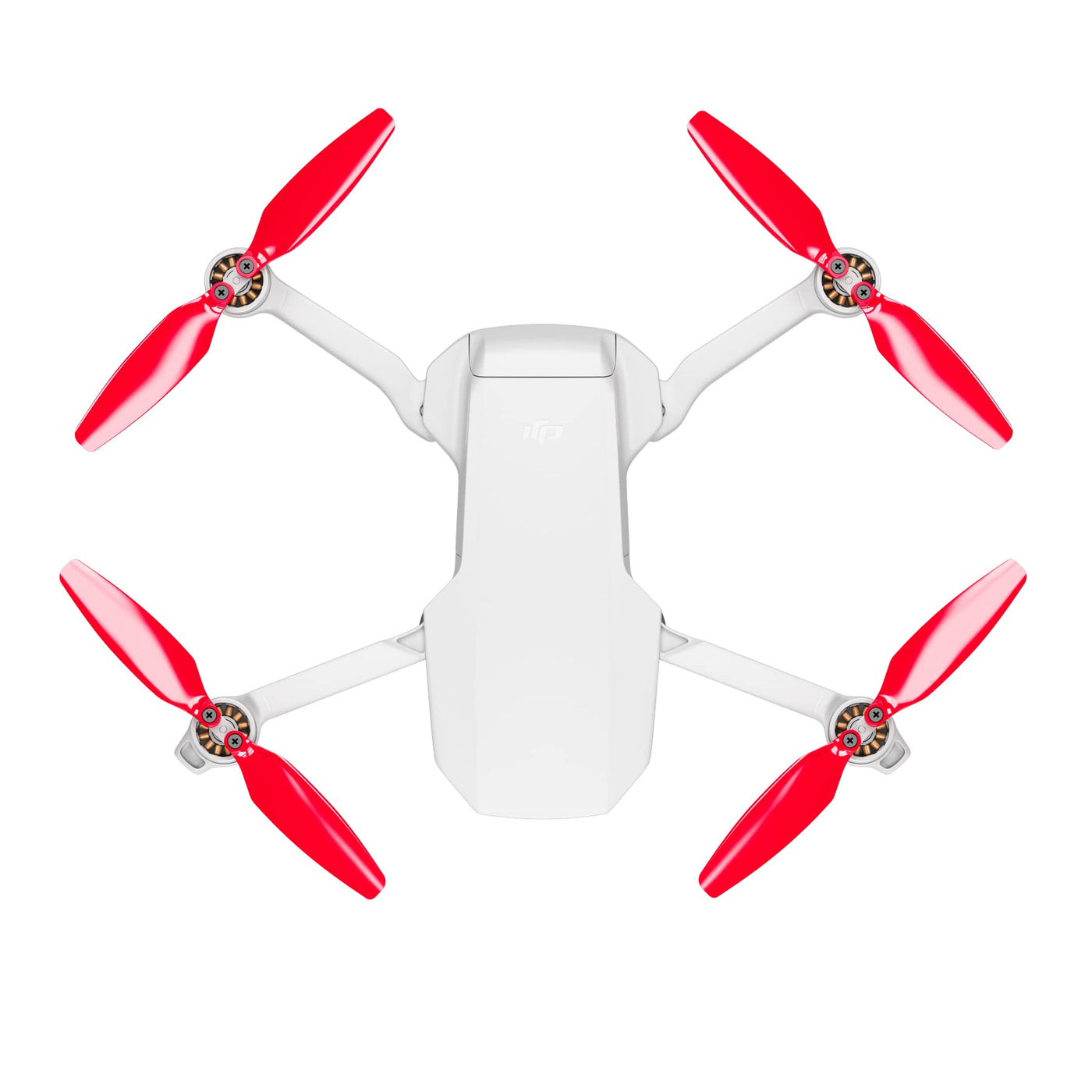 Master Airscrew Stealth Propeller für DJI Mini 2/2 SE/SE & Mini 4K - Rot, 4 Propeller im Set