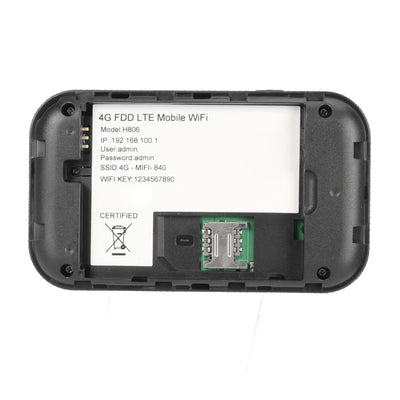 Mobiler 4G LTE WLAN Hotspot, Tragbare Reise WLAN Router mit SIM Kartensteckplatz, 10 Angeschlossene Geräte, Entsperrter WLAN Hotspot Router für Asien, Südostasien, Afrika, Naher Osten