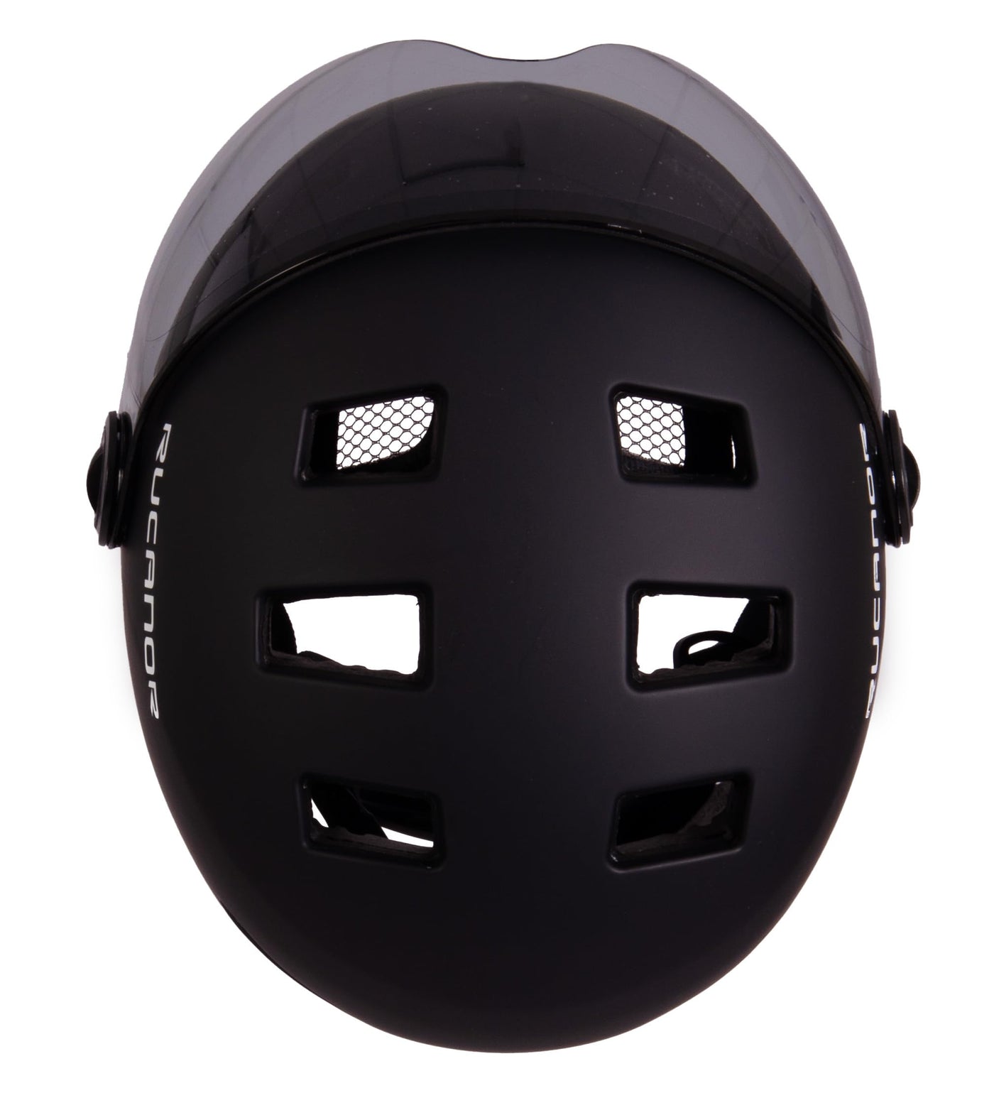 Rucanor Sprint Fahrradhelm (EN 1078 + NTA 8776) - Verstellbar mit Skala - Leichtgewicht - Größe L 58-61 cm - Schwarz - Fahrradhelm - Speed Pedelec - Scooter