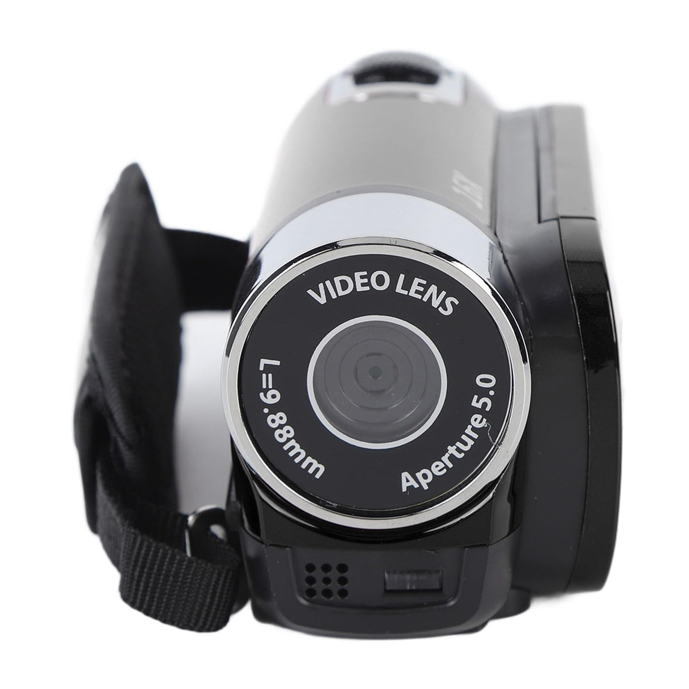 Yosoo Health Gear Videokamera Camcorder, 4K 48 MP DV Handkamera, 2,7-Zoll TFT drehbarer Bildschirm, 16 facher Digitalzoom Videokamera mit USB Kabel, Kompakter Camcorder (Black)