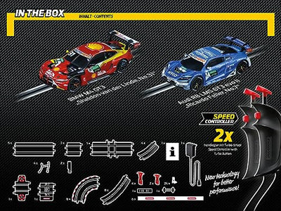Carrera - 20062561 - DHigh Speed I Digitale Rennbahn I Fahre das Rennauto des 2022er Champions I 63 Meter Strecke mit Rundenzähler und Turbo-Boost I Originalgetreue Fahrzeuge Maßstab 1:43