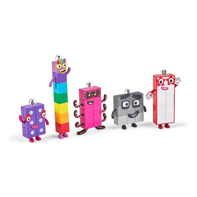 Learning Resources Numberblocks-Freunde Sechs bis Zehn, Spielfiguren, offizielle Sammelfiguren für Kinder ab 3 Jahren