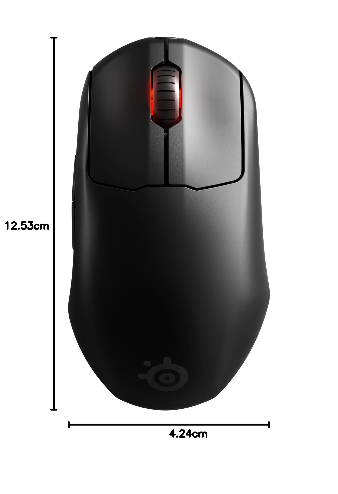SteelSeries Prime Wireless - Esports Leistung Kabellose Gaming-Maus - 100 Stunden Akkulaufzeit - TrueMove Air Optical Sensor mit 18.000 CPI - Magnetisch-optische Schalter