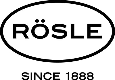 RÖSLE Gewürzmühle, Hochwertige Salz-/Pfeffermühle mit verstellbaren Mahlstufen für trockene Gewürze, einfaches Nachfüllen, Edelstahl 18/10, Silberfarben, Schwarz, Transparent